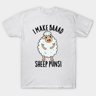 Sheep Happens Funny Poop Pun T-Shirt